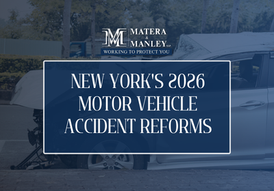 New York's 2026 Motor Vehicle Accident Reforms | Free Consults